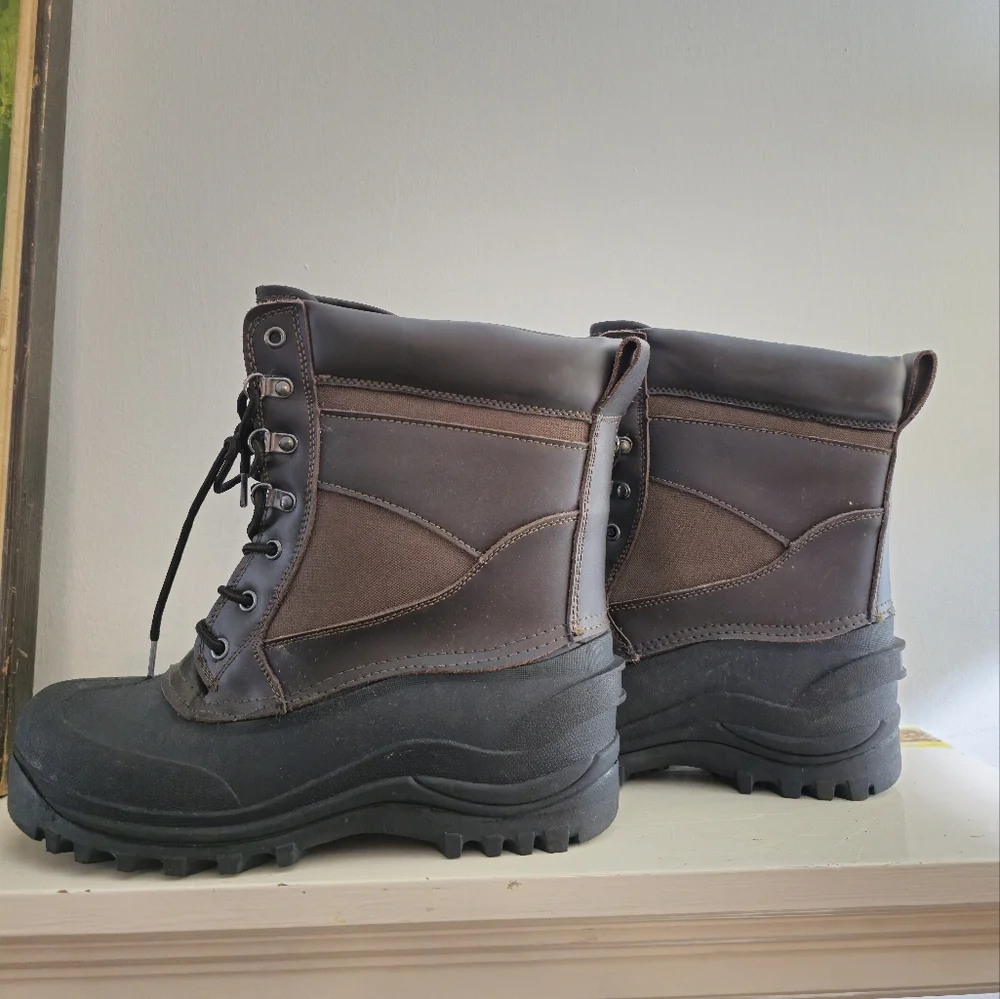 ITASCA THERMOLITE WINTER BROWN LEATHER MENS BOOTS